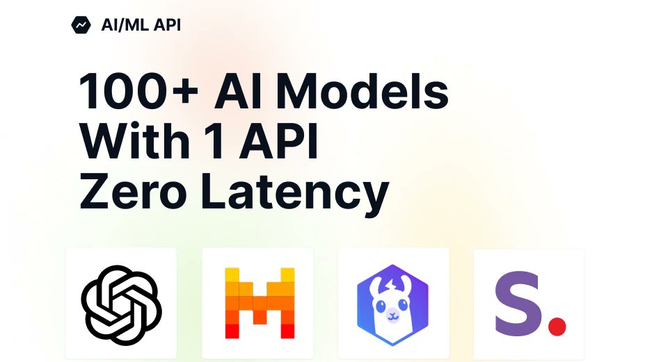 AI/ML API banner